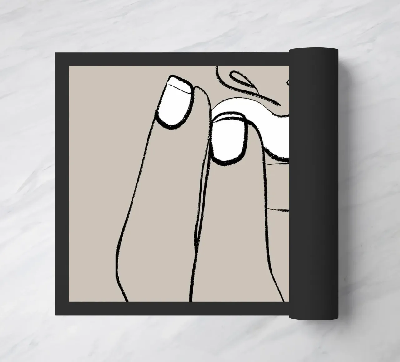 Lips doormat by 83oranges.com