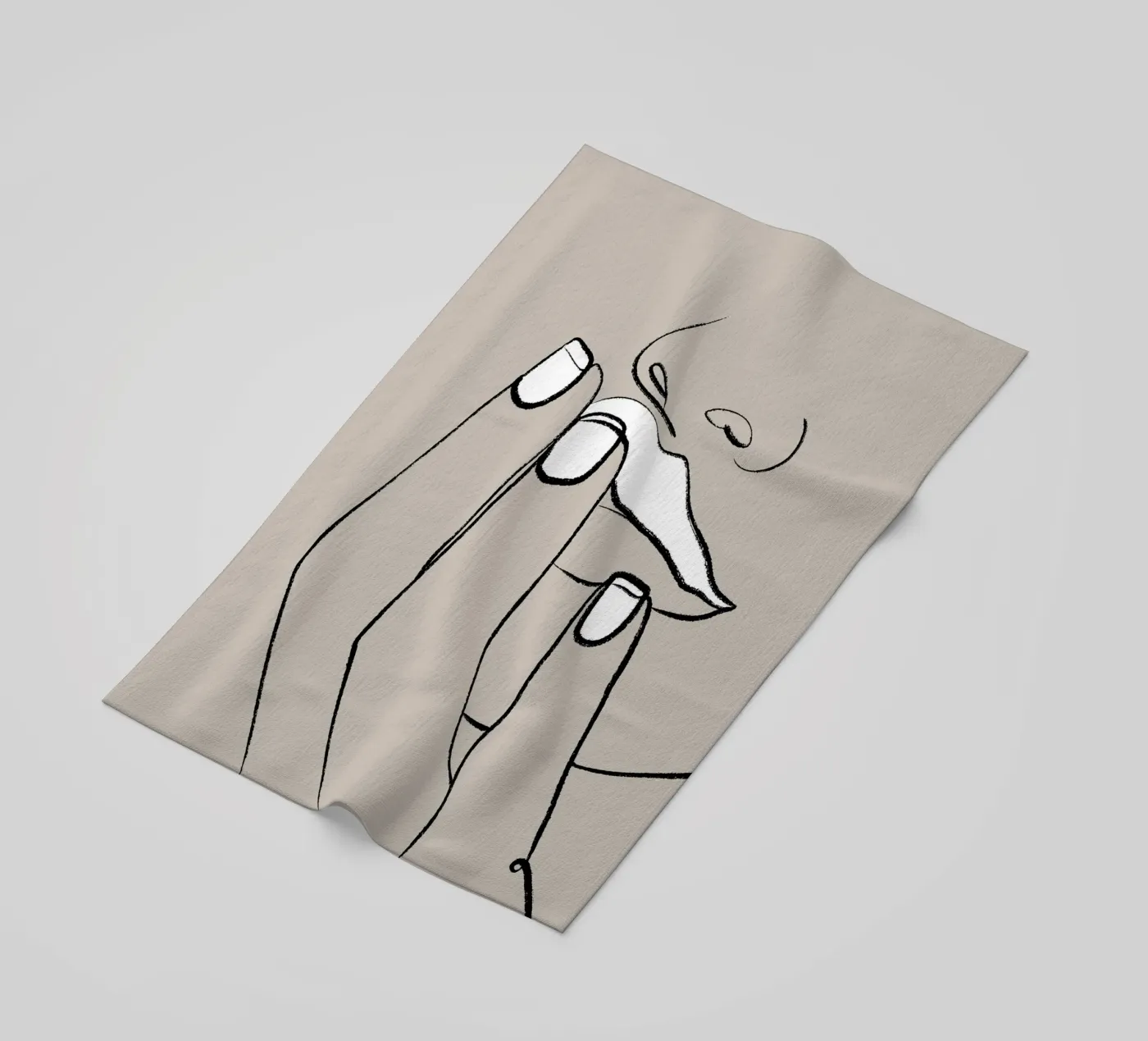 Lips serviette de plage de 83oranges.com