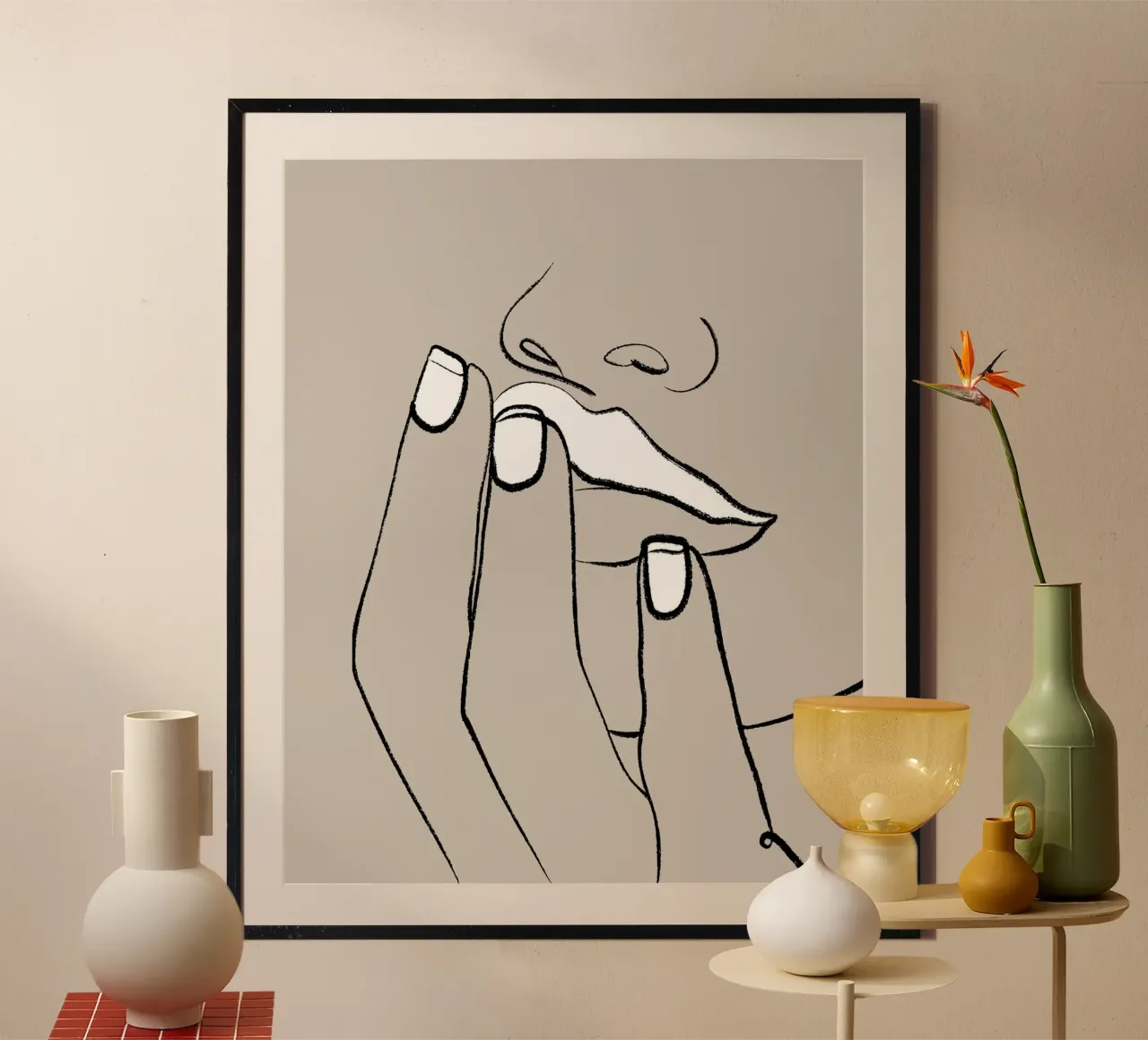 Lips poster by 83oranges.com