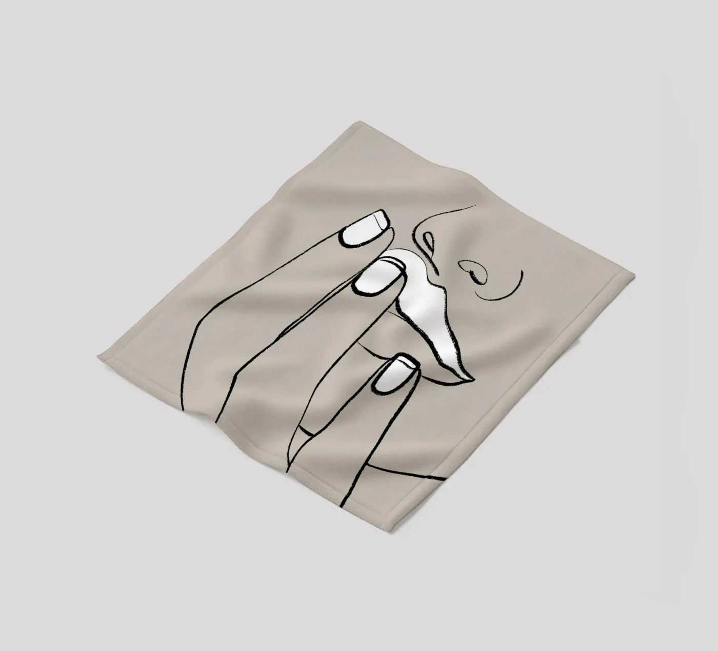 Lips Fleecedecke von 83oranges.com