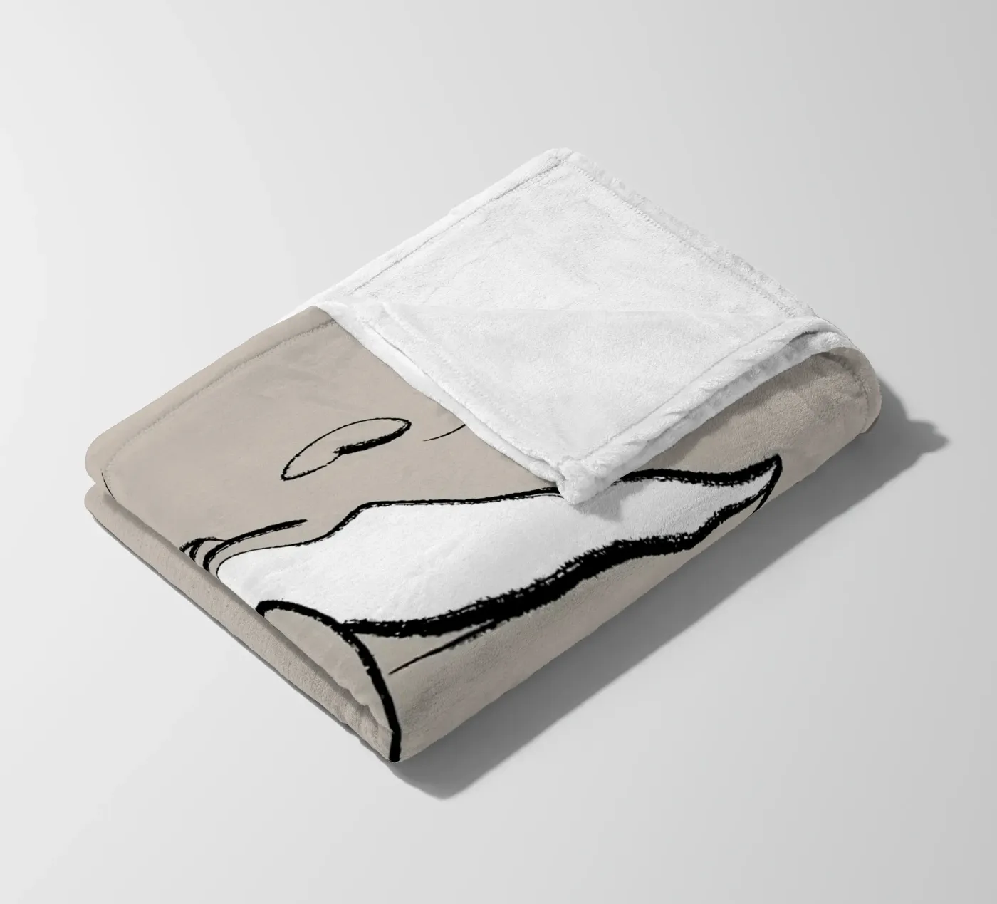 Lips Fleecedecke von 83oranges.com