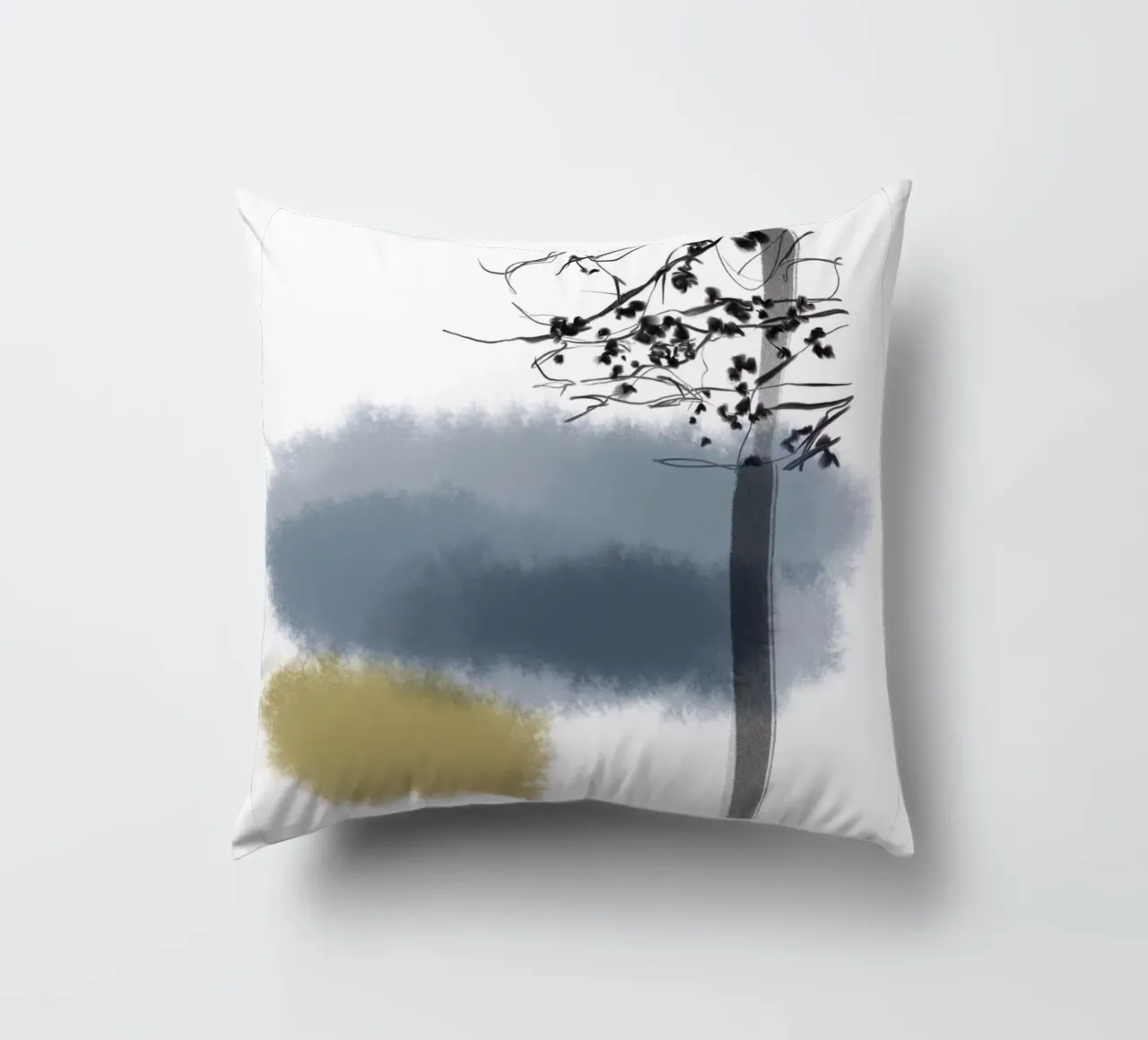 Albero in inverno cuscino da SaraRosenbaum