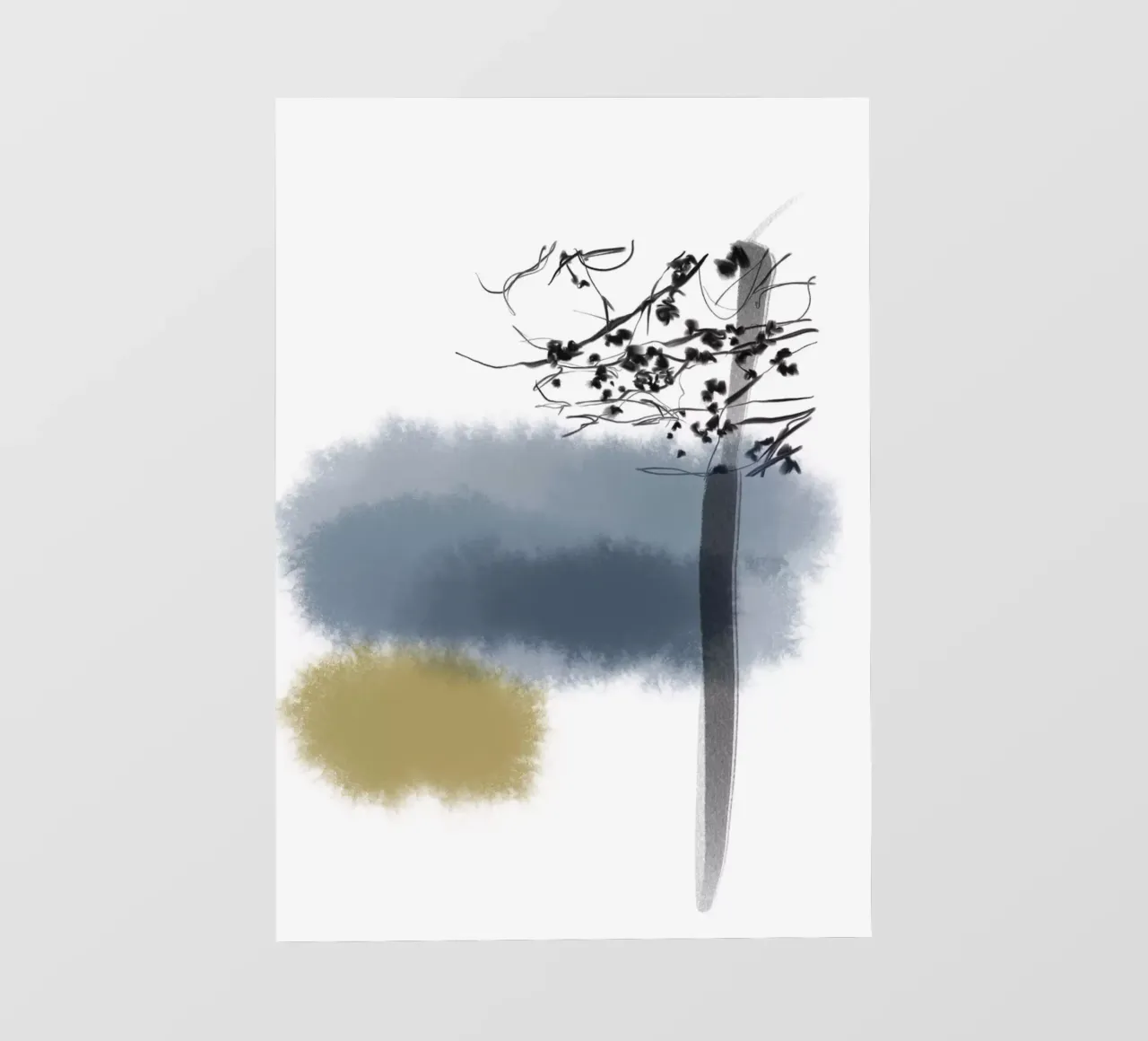 Albero in inverno telo in pvc da SaraRosenbaum