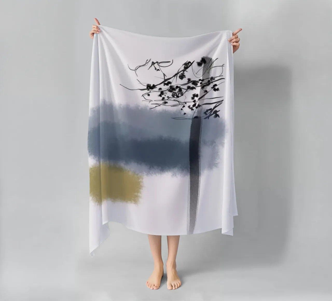 Albero in inverno telo mare da SaraRosenbaum