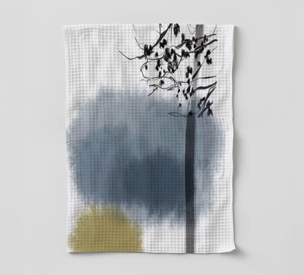 Árbol en invierno paño de cocina de SaraRosenbaum