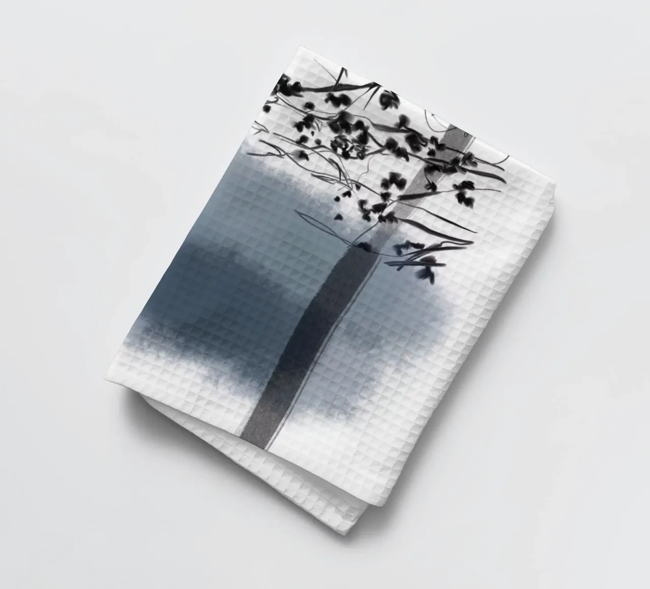 Albero in inverno canovaccio da cucina da SaraRosenbaum