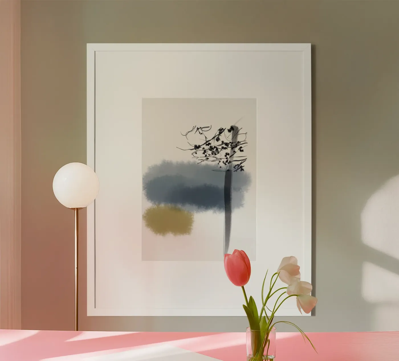 Baum im winter Poster von Sara Rosenbaum
