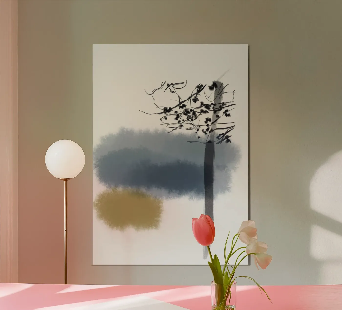 Baum im winter Poster von Sara Rosenbaum