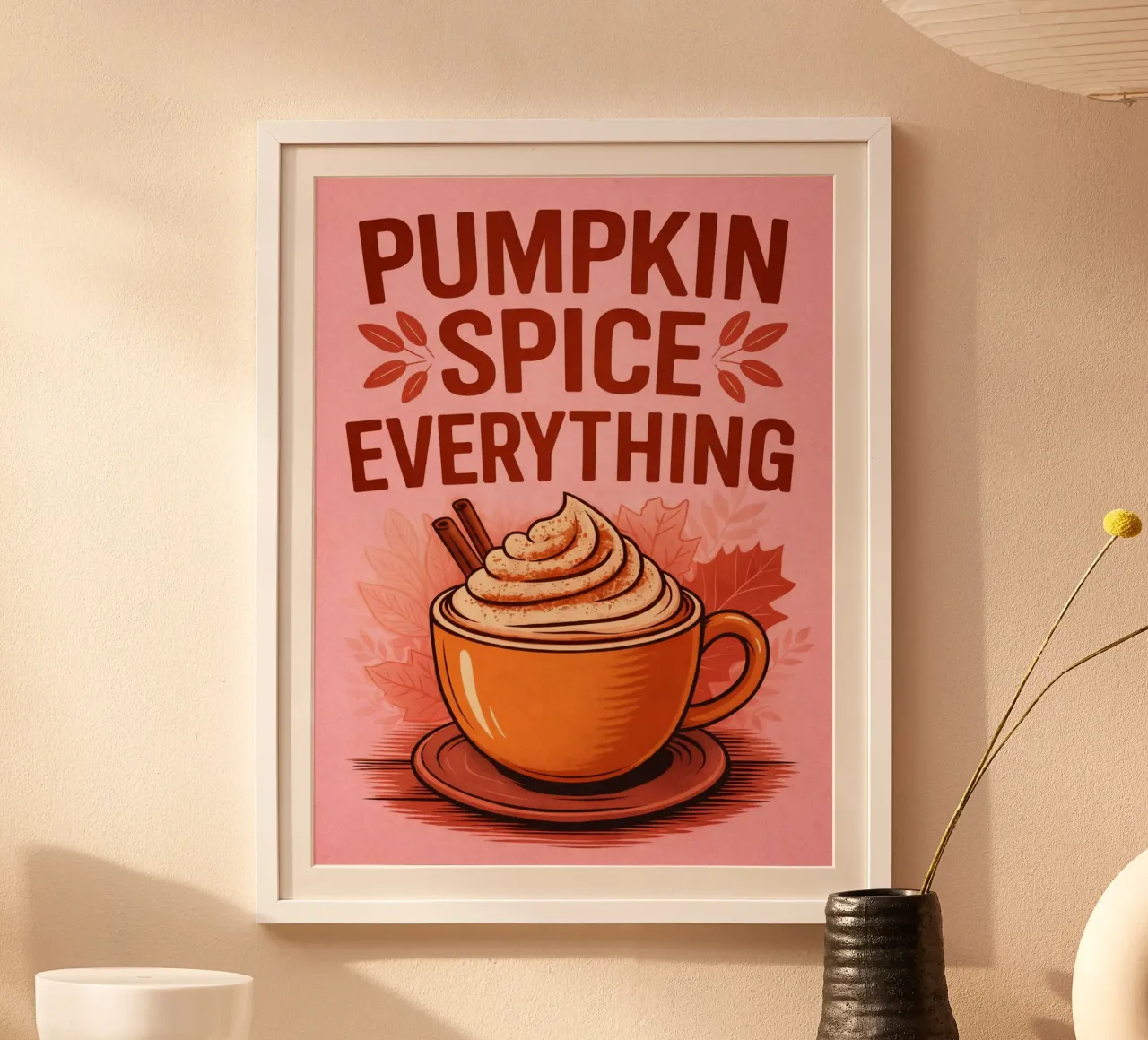pumpkins spice poster by sunflower