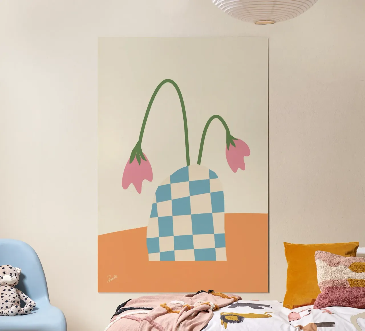 Quiet Bloom poster by zeriayam arts