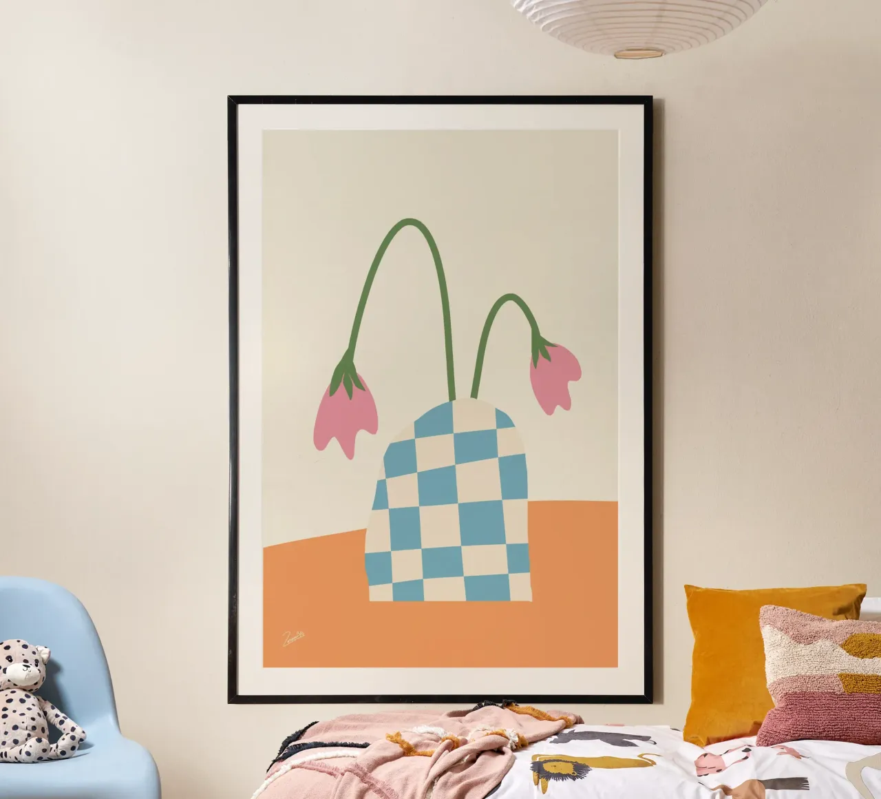 Quiet Bloom poster by zeriayam arts