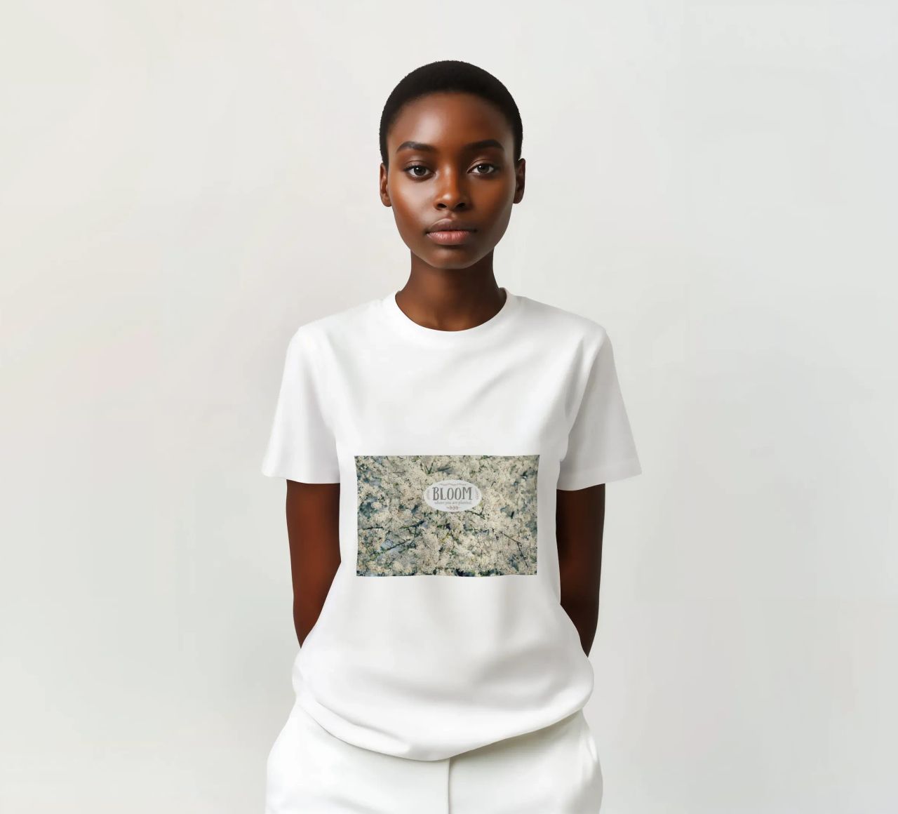 Bloom Where t-shirt da Robin Delean