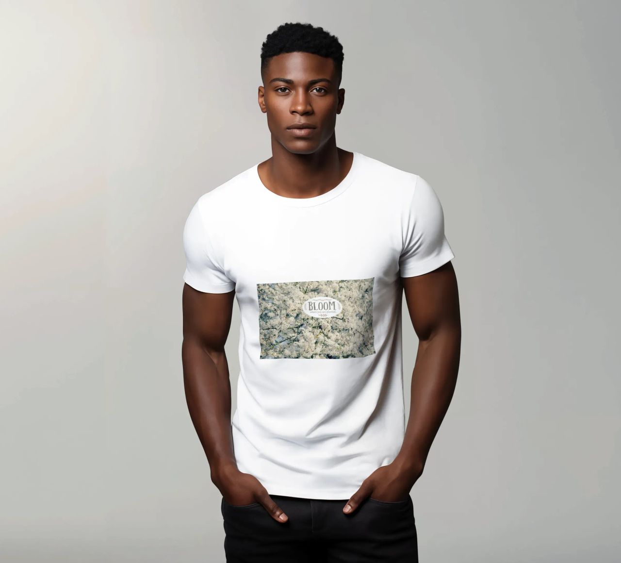 Bloom Where t-shirt da Robin Delean
