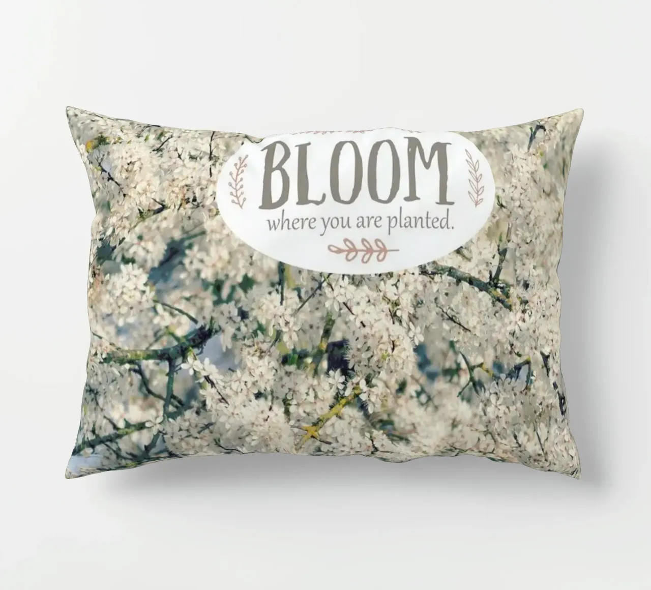 Bloom Where Kissen von Robin Delean