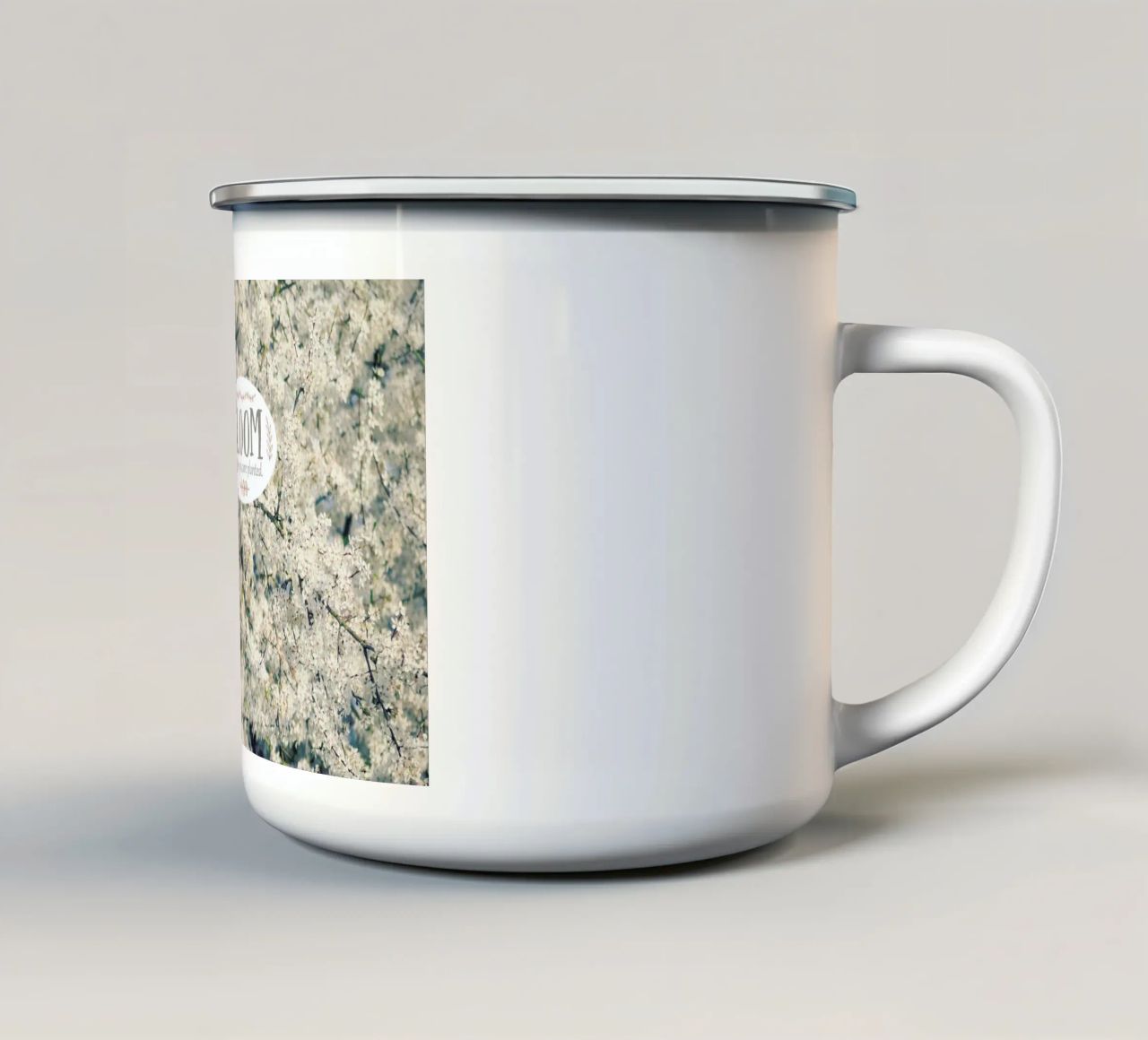 Bloom Where tazza in smalto da Robin Delean
