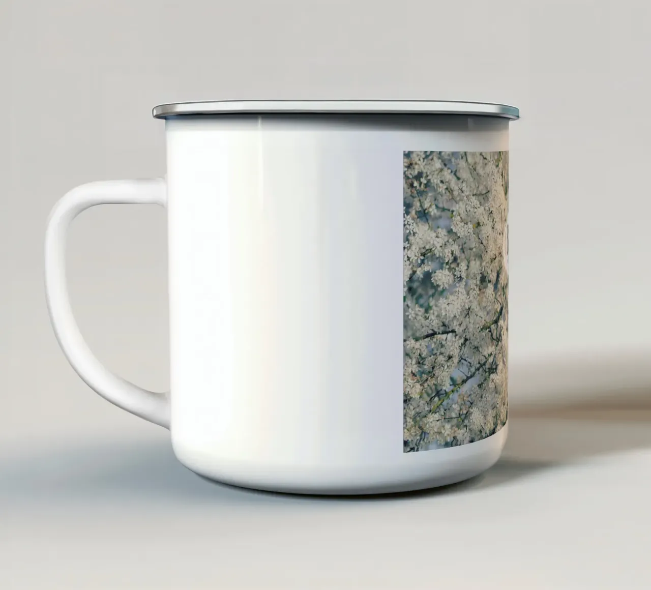 Bloom Where mug en émail de Robin Delean