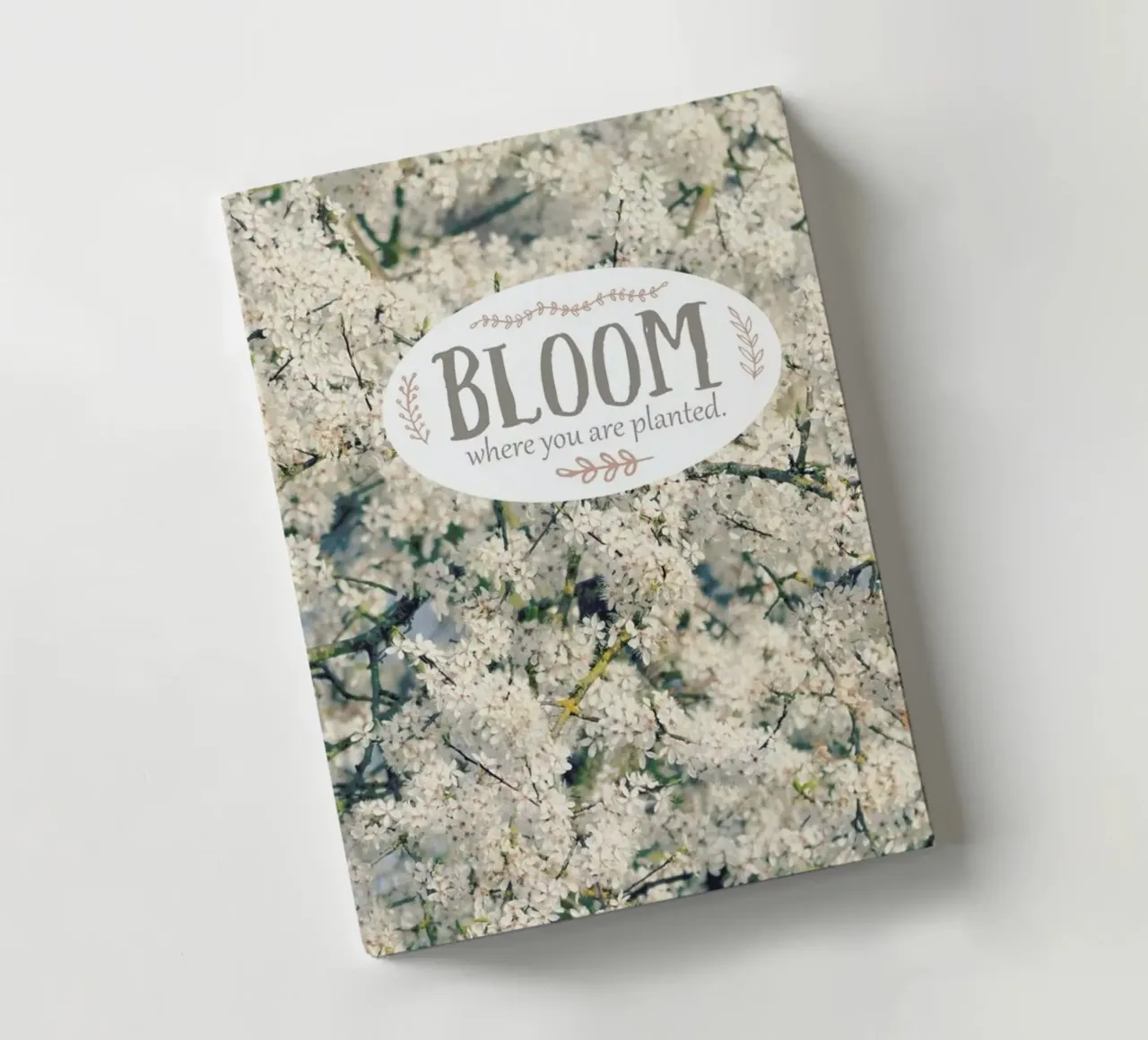 Bloom Where notebook by Robin Delean
