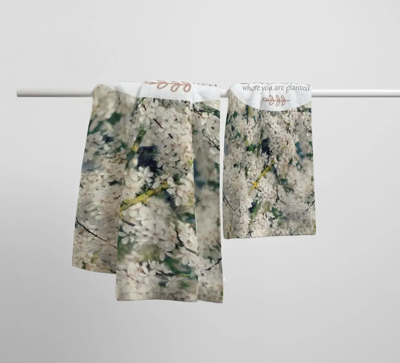 Bloom Where asciugamano da bagno da Robin Delean