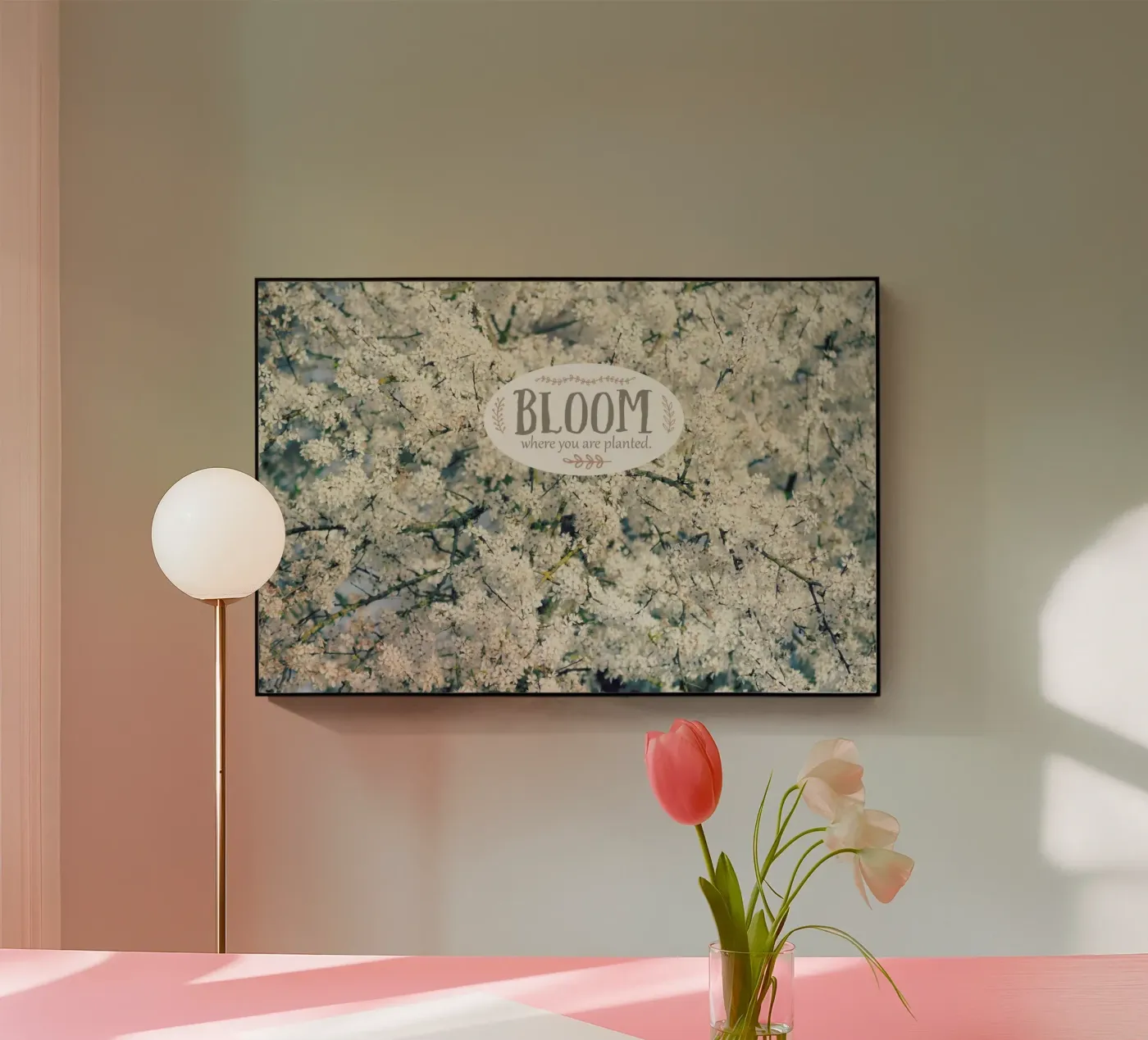 Bloom Where acryl van Robin Delean