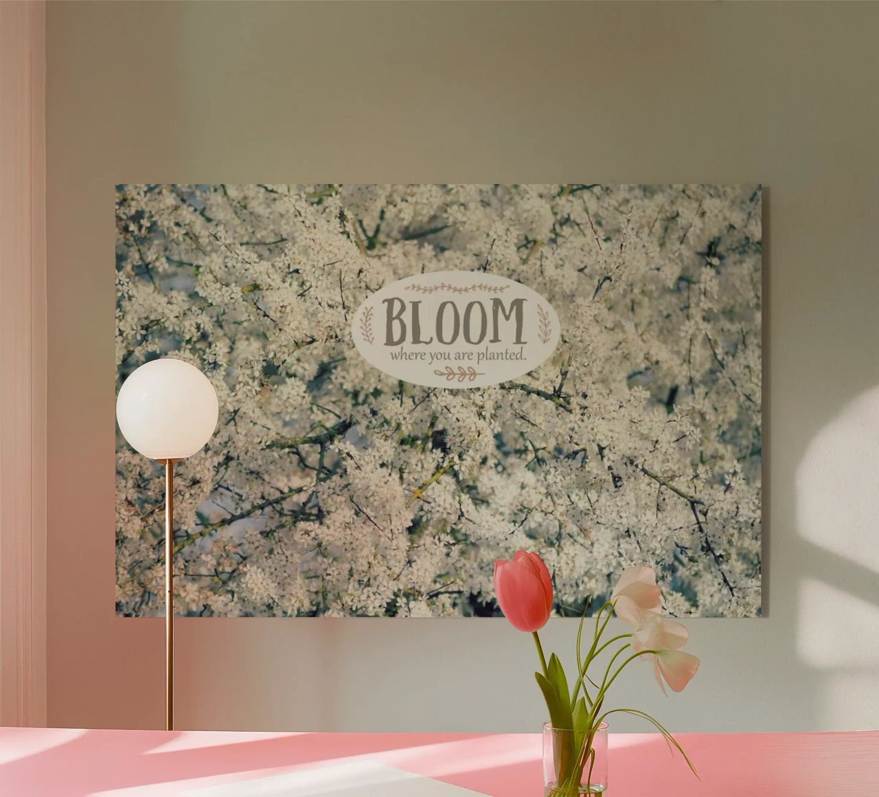Bloom Where plexiglass da Robin Delean