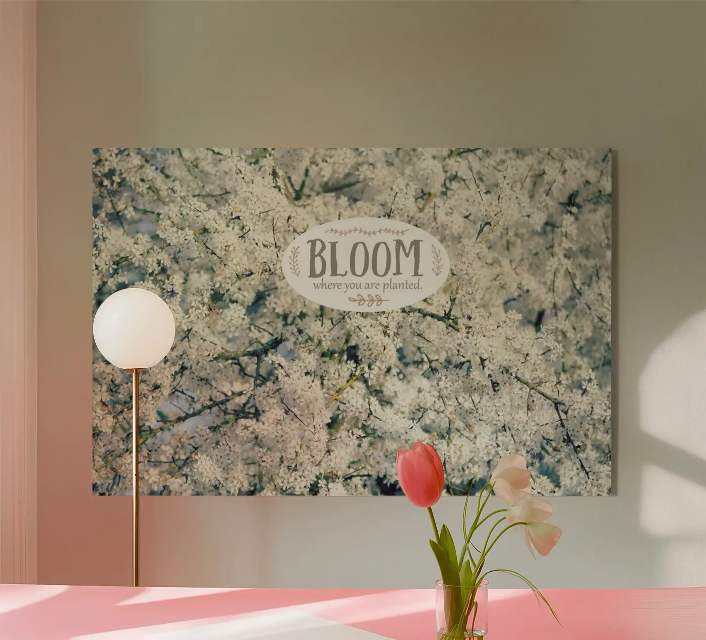 Bloom Where acryl van Robin Delean