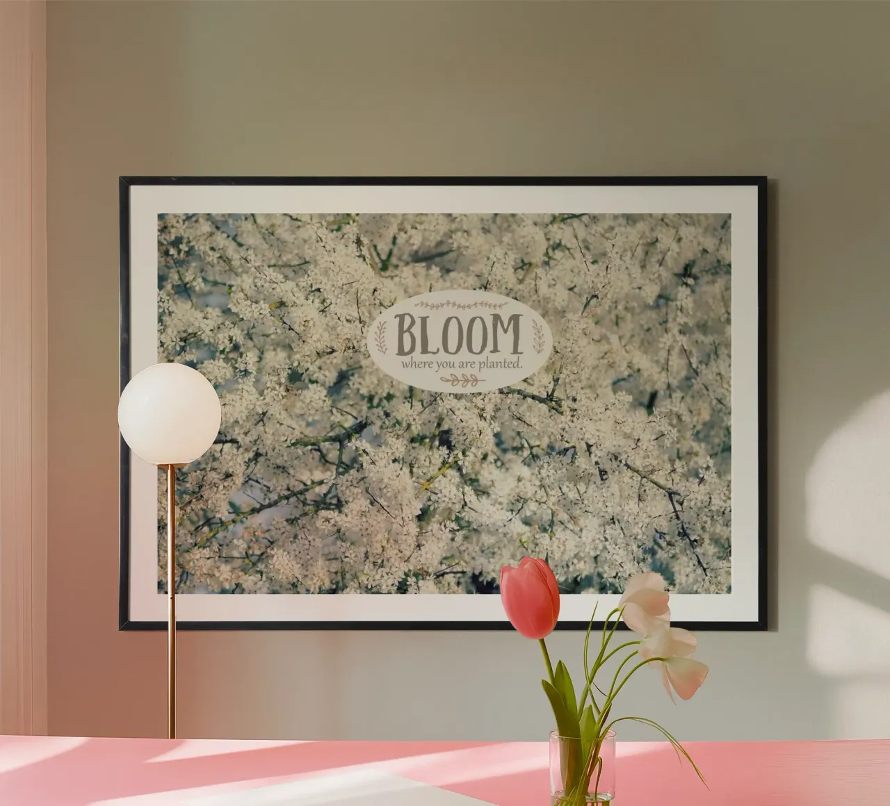 Bloom Where poster by Robin Delean