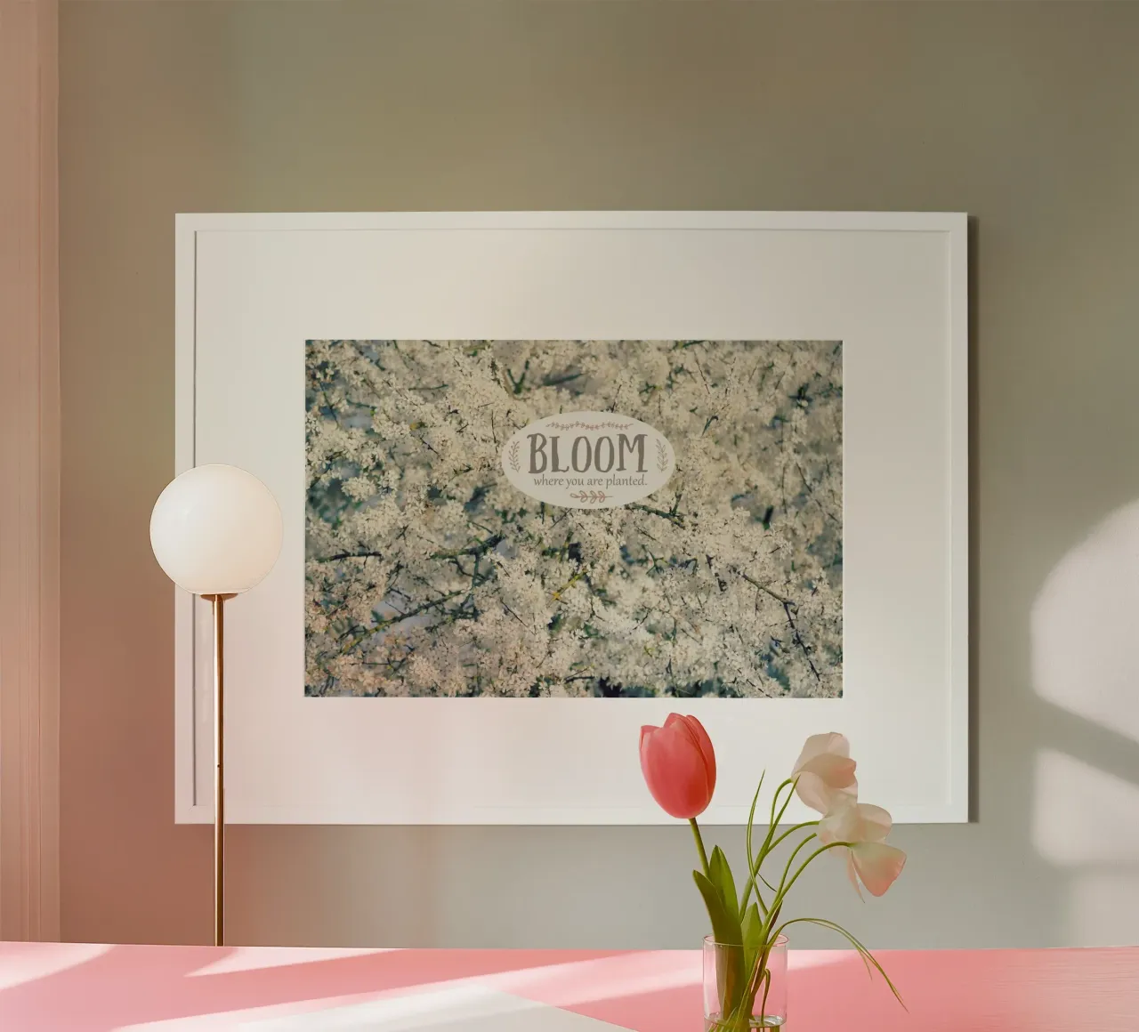 Bloom Where poster by Robin Delean