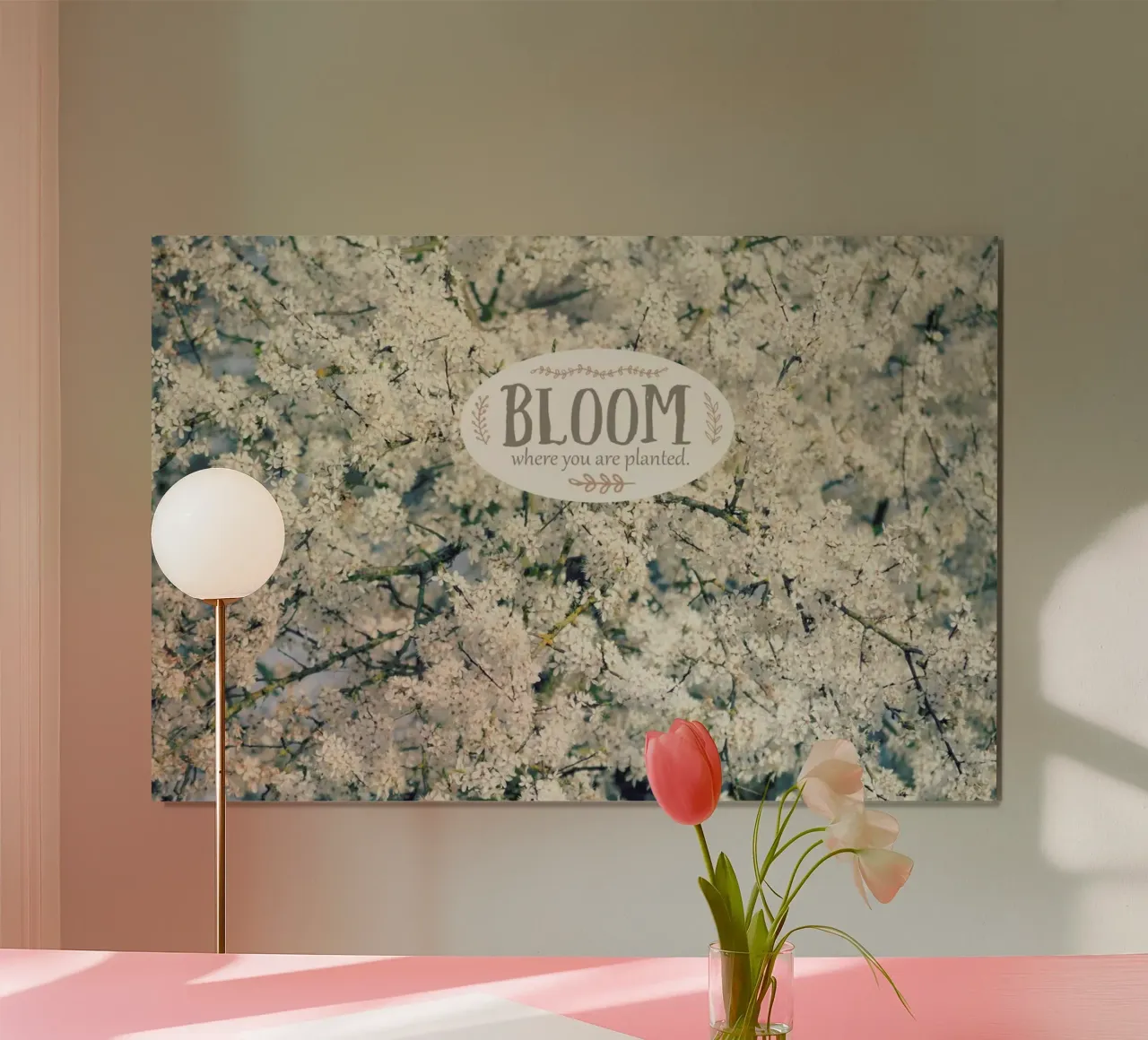 Bloom Where poster by Robin Delean
