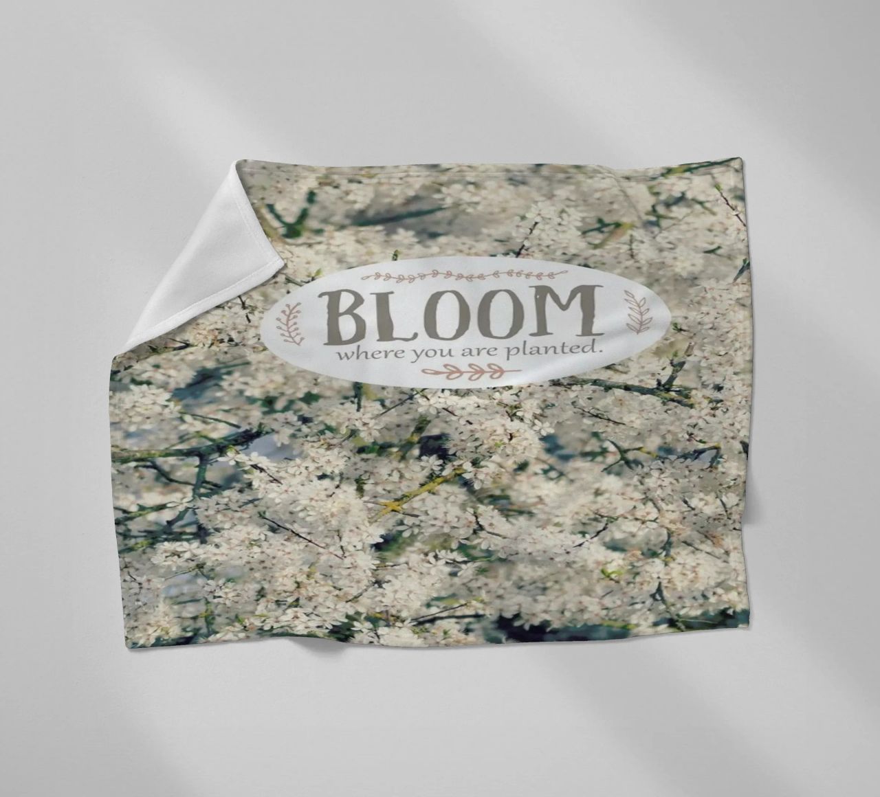 Bloom Where coperta in pile da Robin Delean
