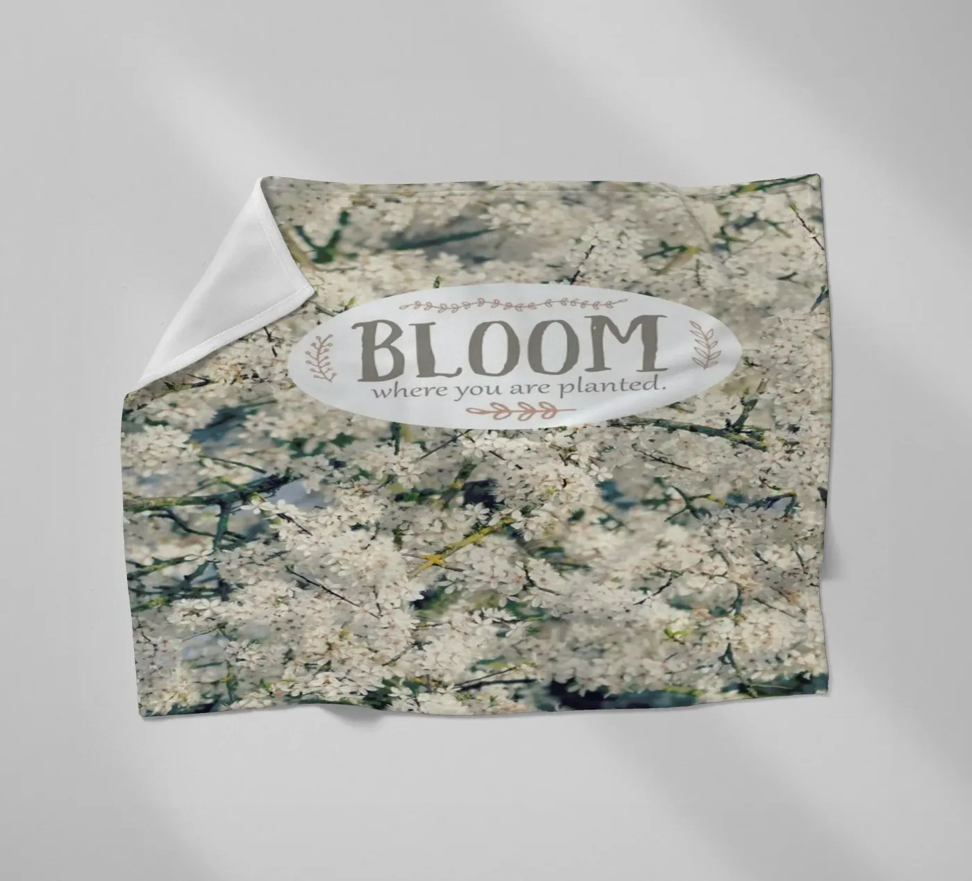 Bloom Where fleecedeken van Robin Delean