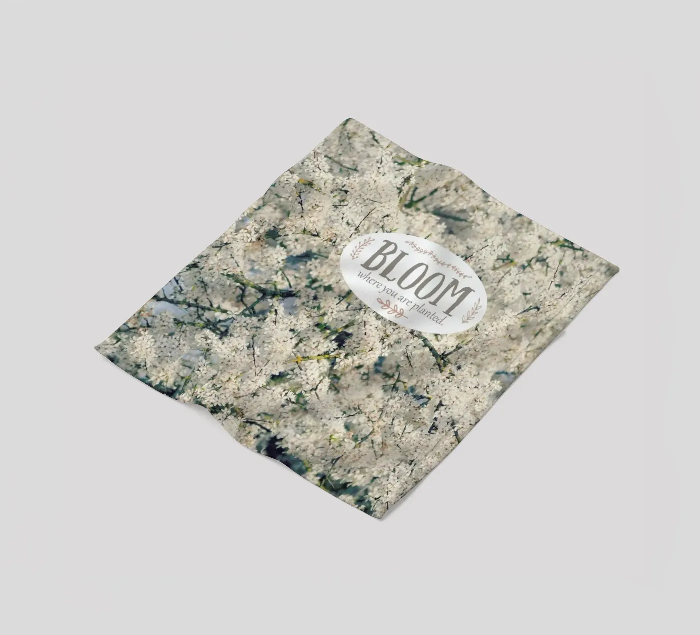 Bloom Where fleecedeken van Robin Delean