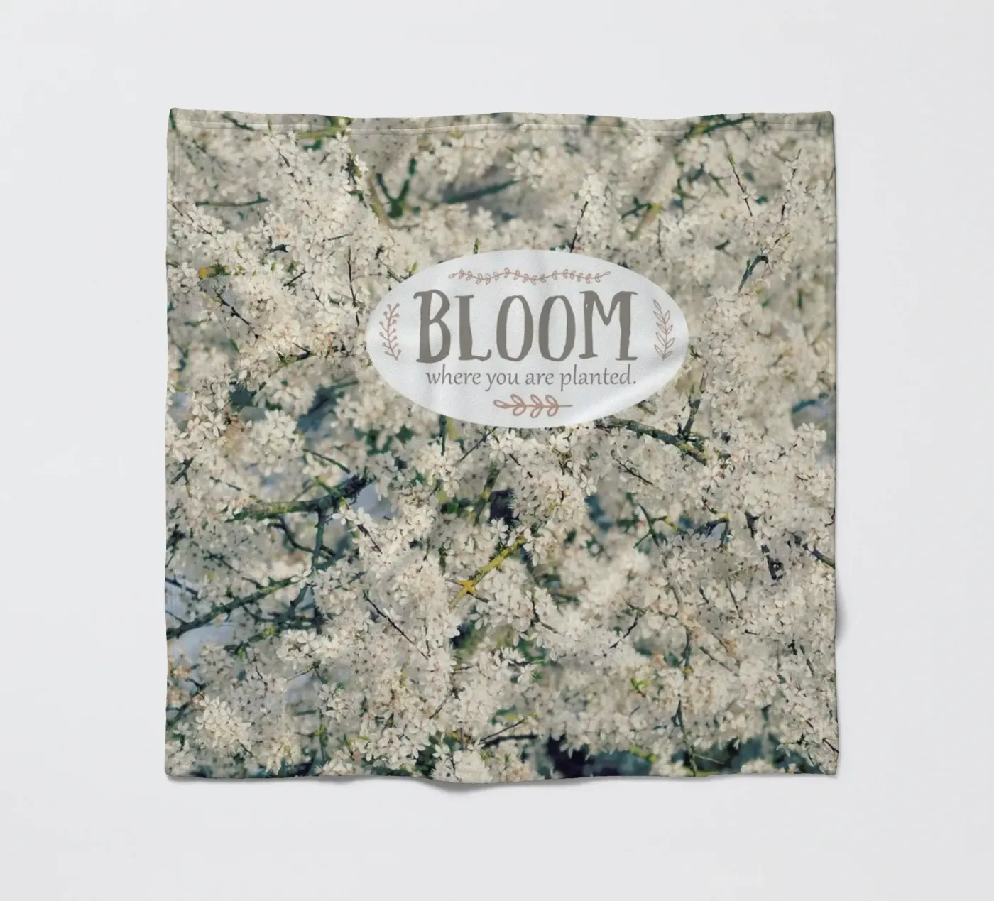 Bloom Where fleecedeken van Robin Delean