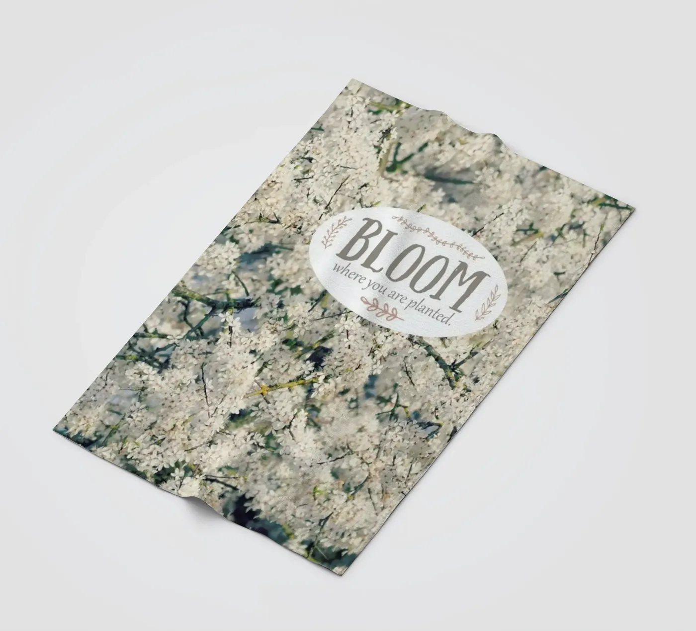 Bloom Where fleecedeken van Robin Delean