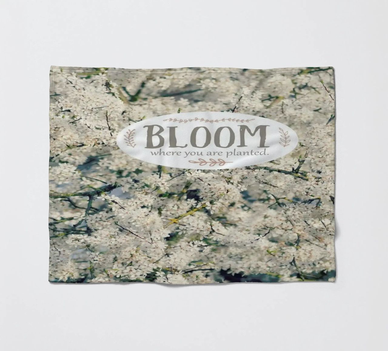 Bloom Where coperta in pile da Robin Delean