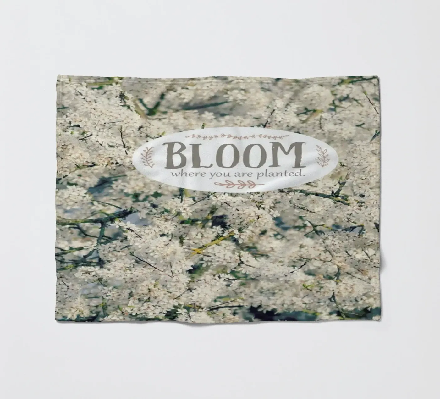 Bloom Where fleecedeken van Robin Delean