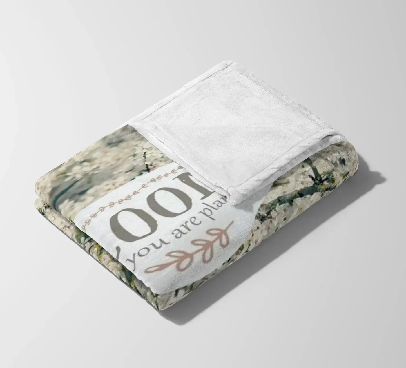 Bloom Where fleecedeken van Robin Delean