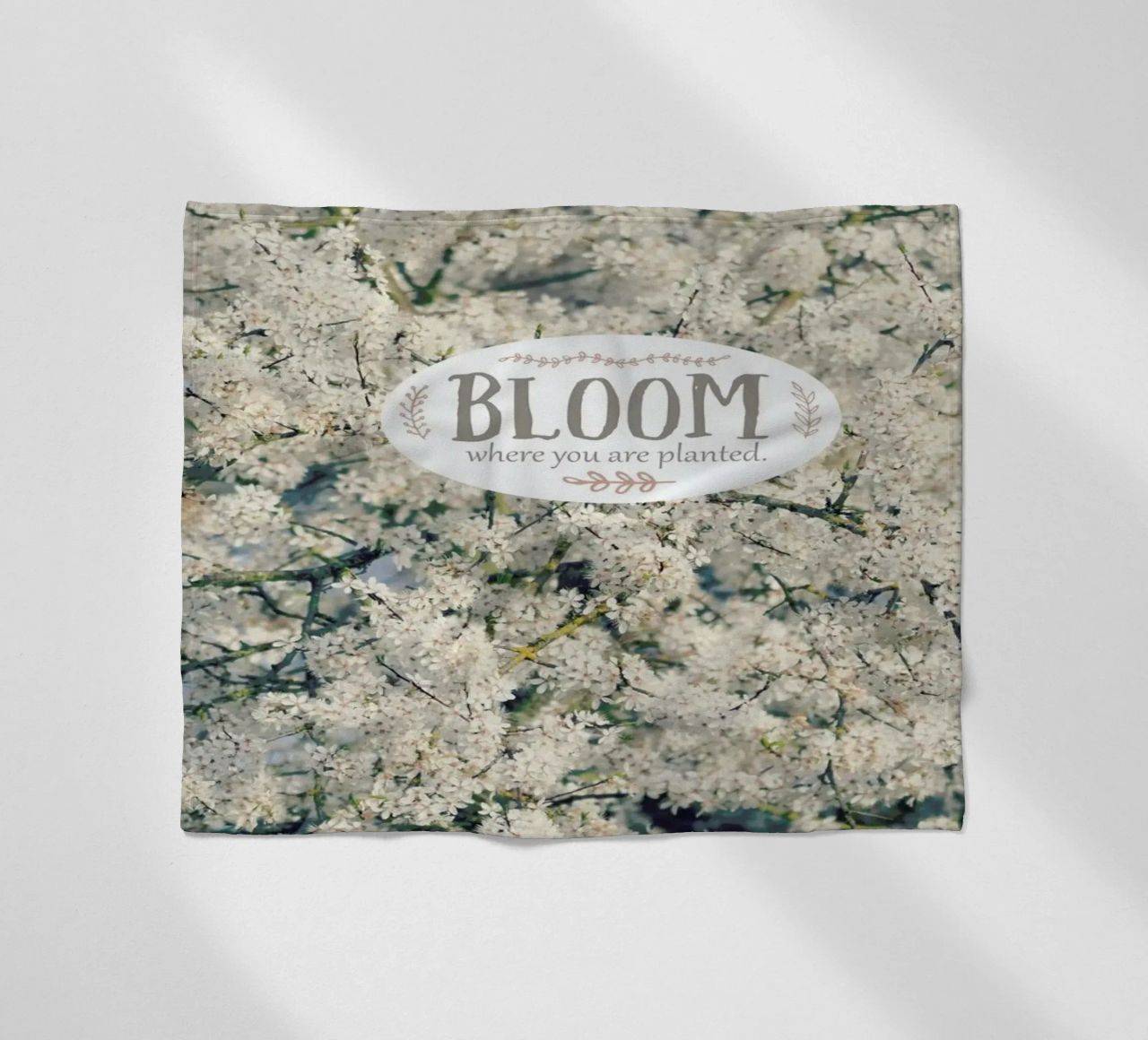 Bloom Where coperta in pile da Robin Delean