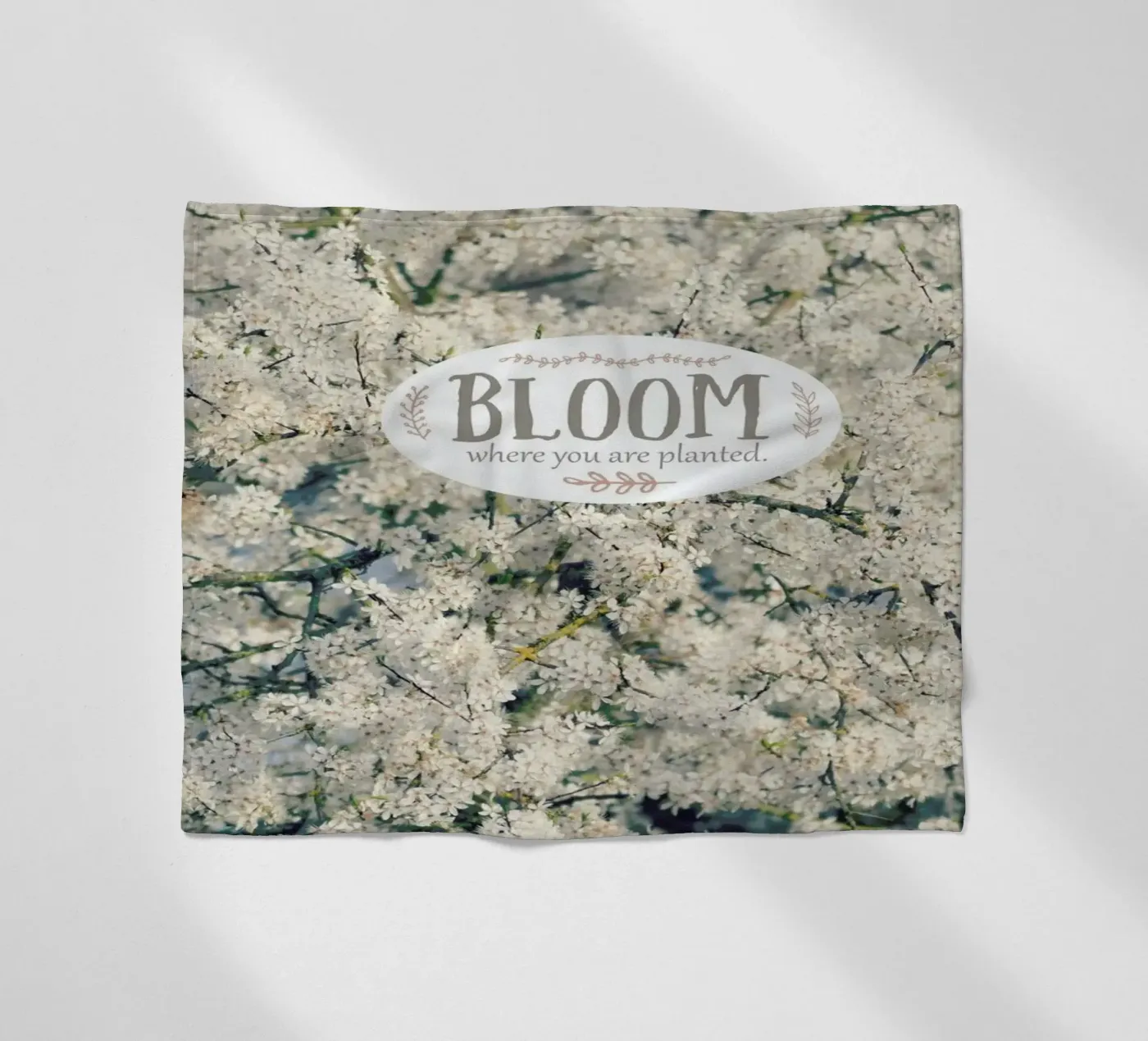 Bloom Where fleecedeken van Robin Delean