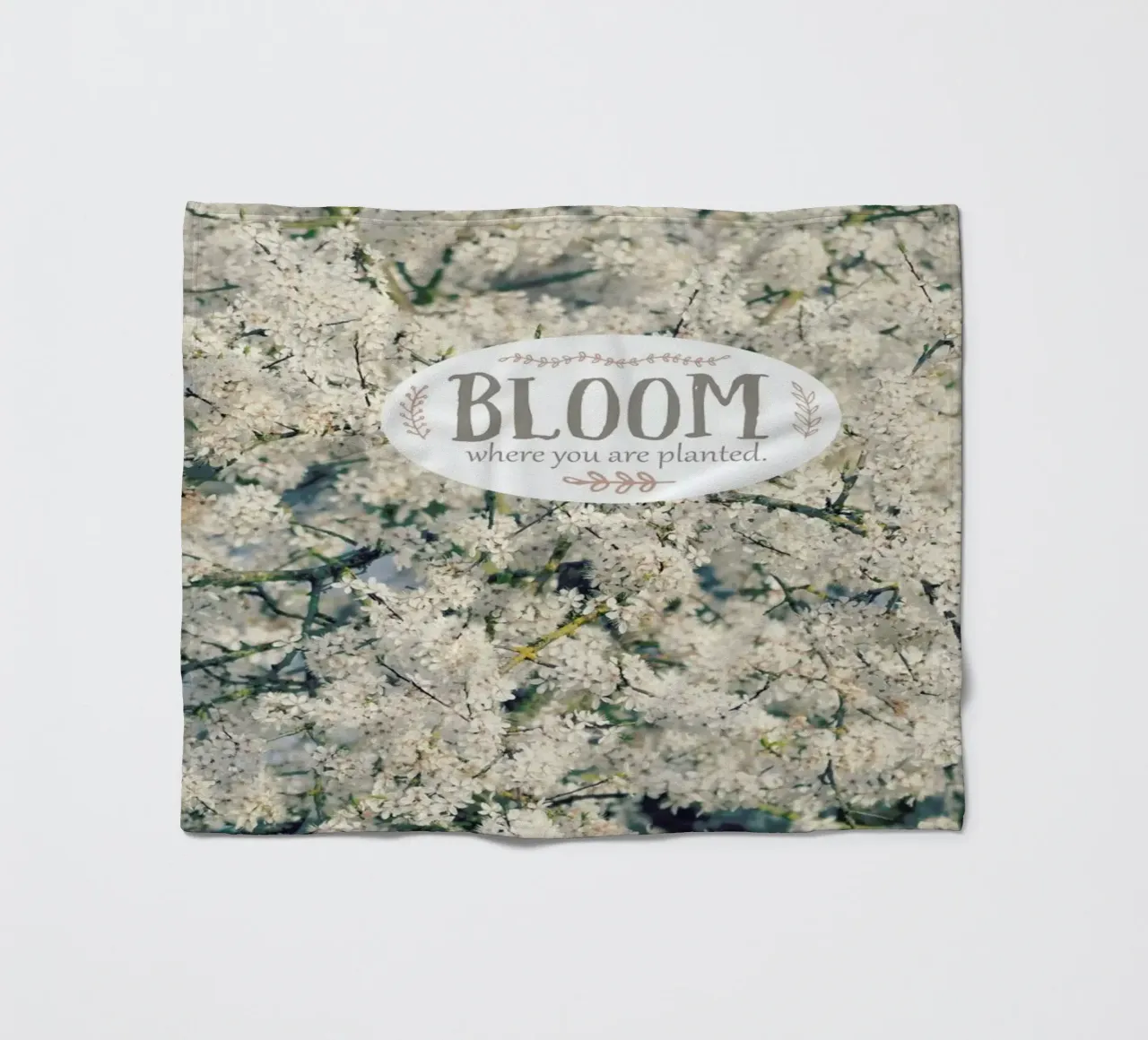 Bloom Where manta de franela de Robin Delean