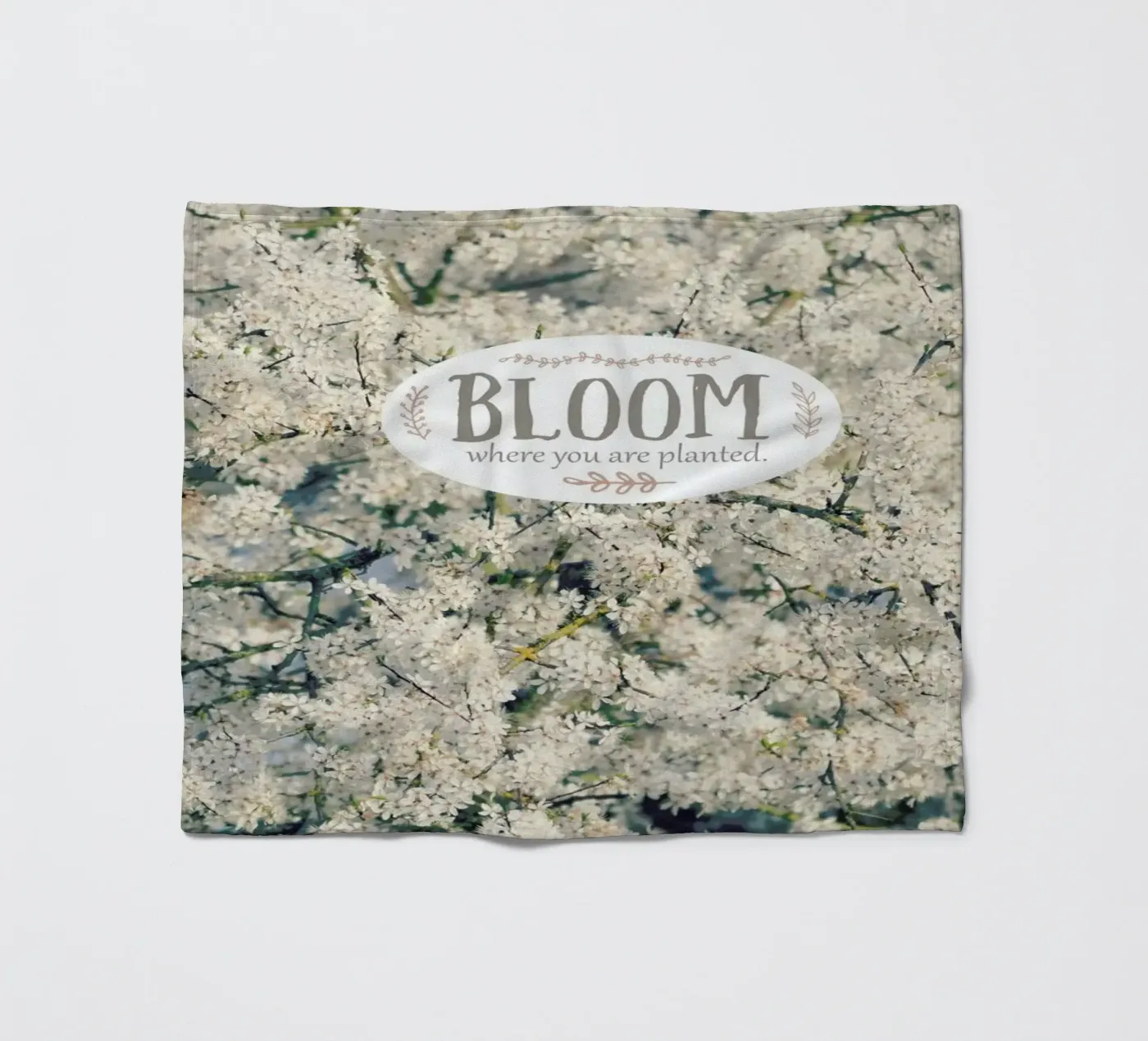 Bloom Where fleecedeken van Robin Delean
