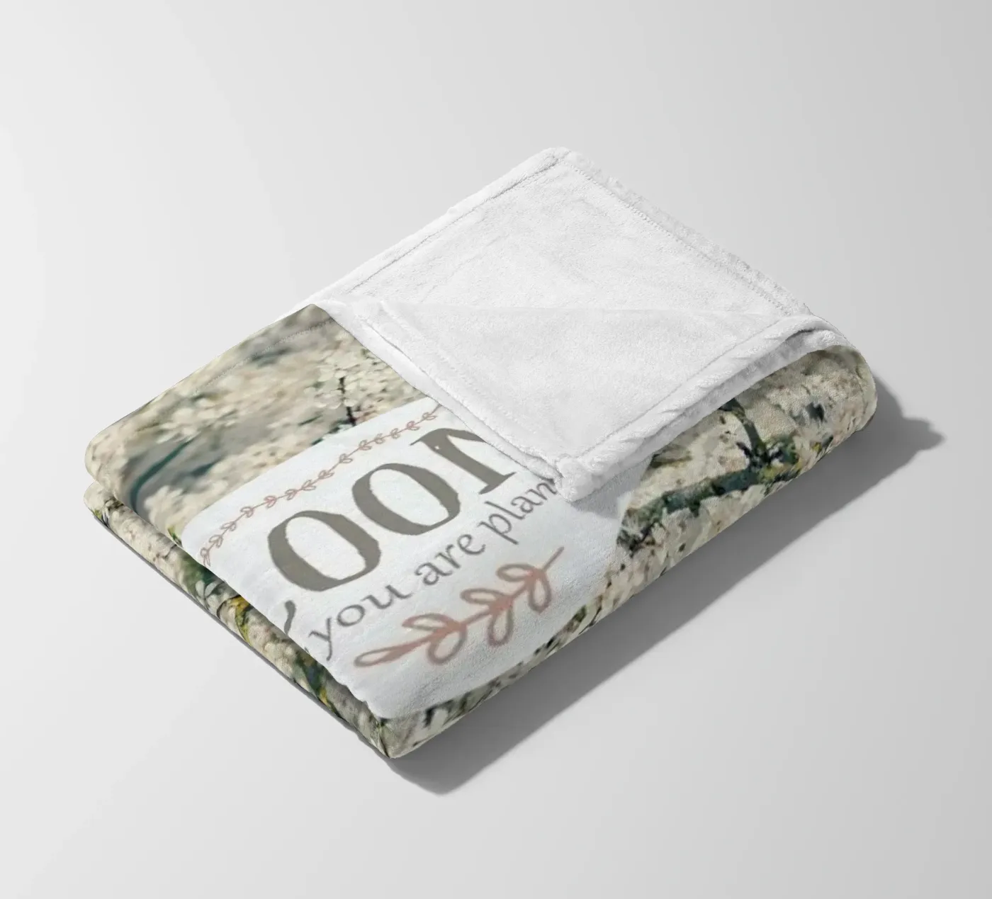 Bloom Where fleecedeken van Robin Delean