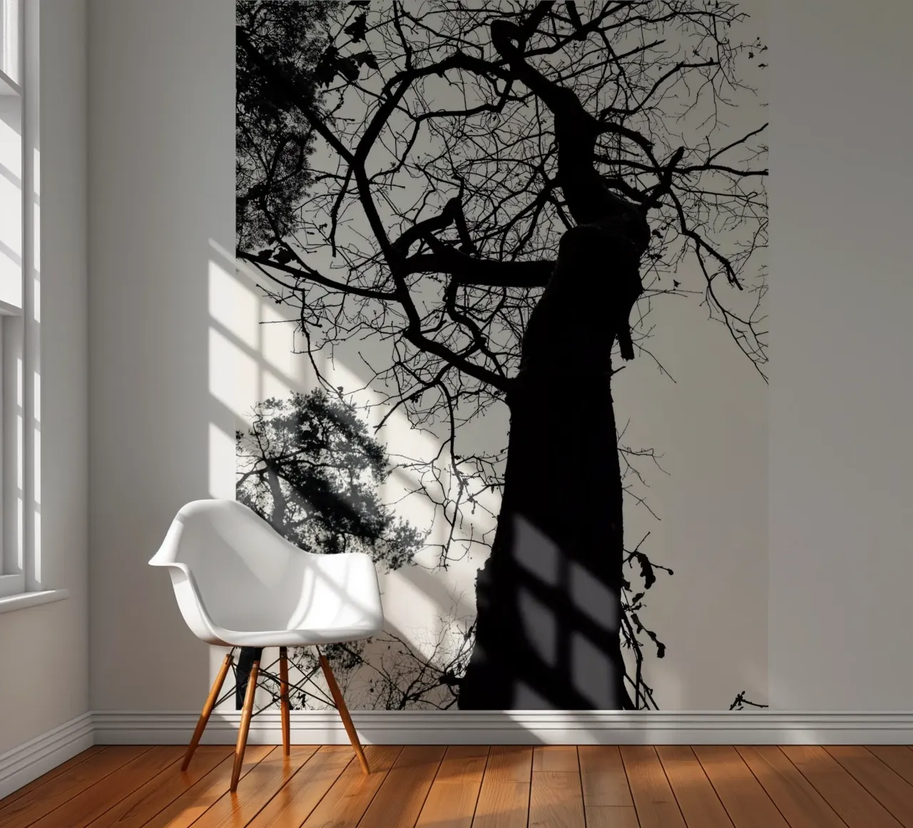 Winterboom fotobehang van SaraRosenbaum