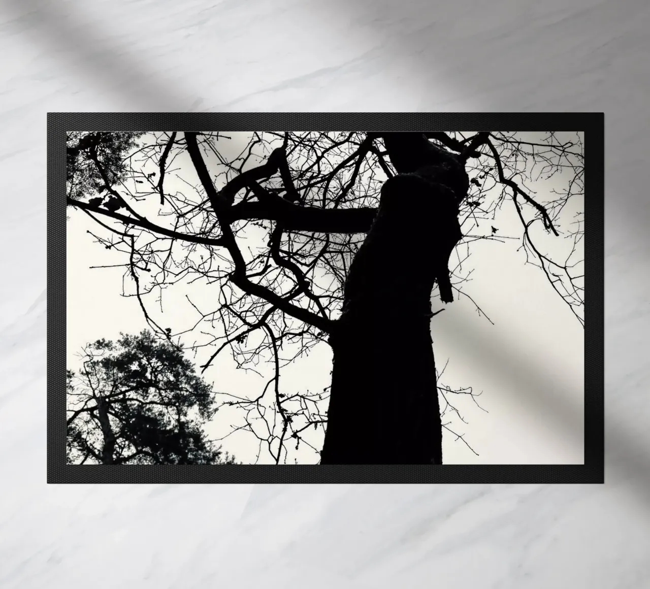 Winter tree doormat by SaraRosenbaum