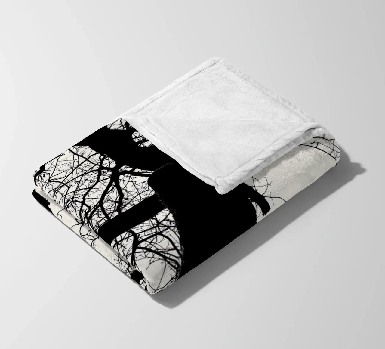 Winterbaum Fleecedecke von SaraRosenbaum