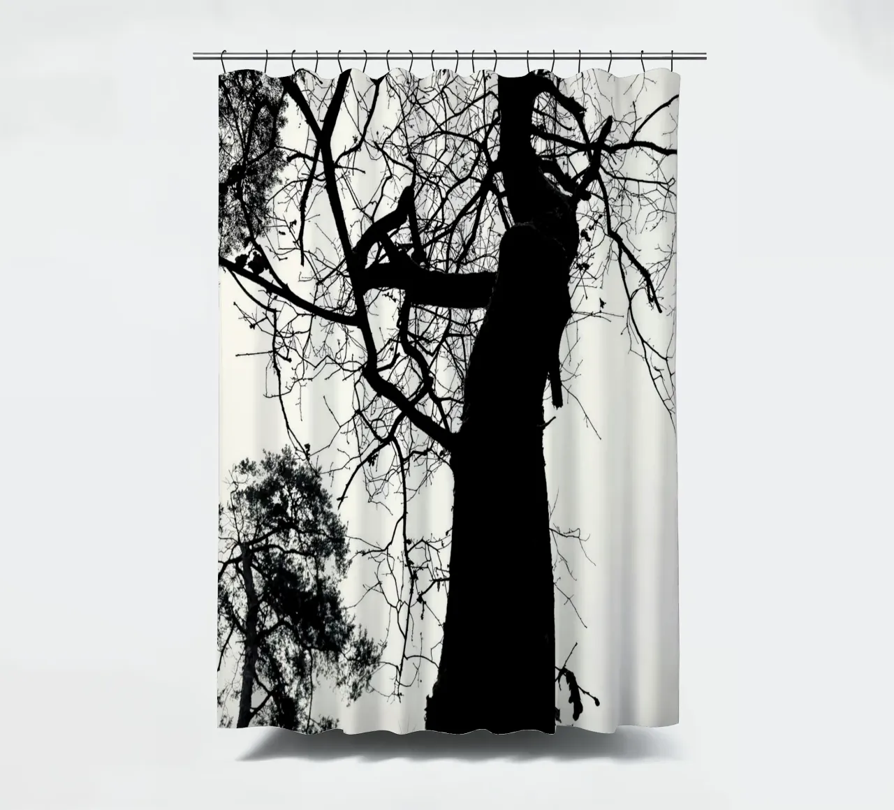 Winterbaum Duschvorhang von SaraRosenbaum