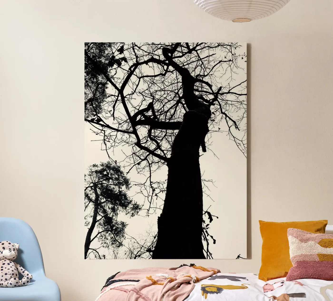 Winter tree canvas van SaraRosenbaum