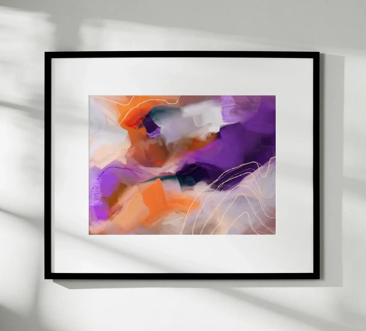 Inner landscape poster by Jana Leonenkov Art