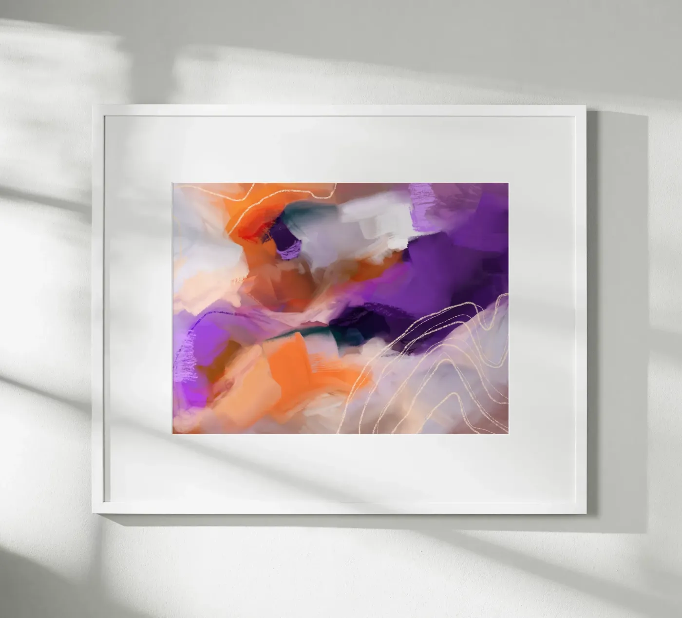 Inner landscape poster by Jana Leonenkov Art