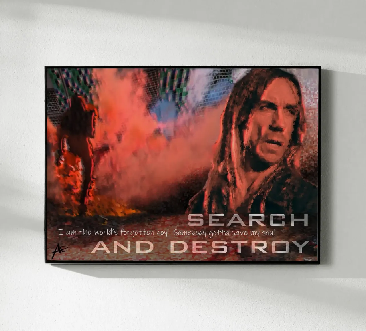 Search and Destroy plexiglass da DigiWorks by Astrid Engelbrecht