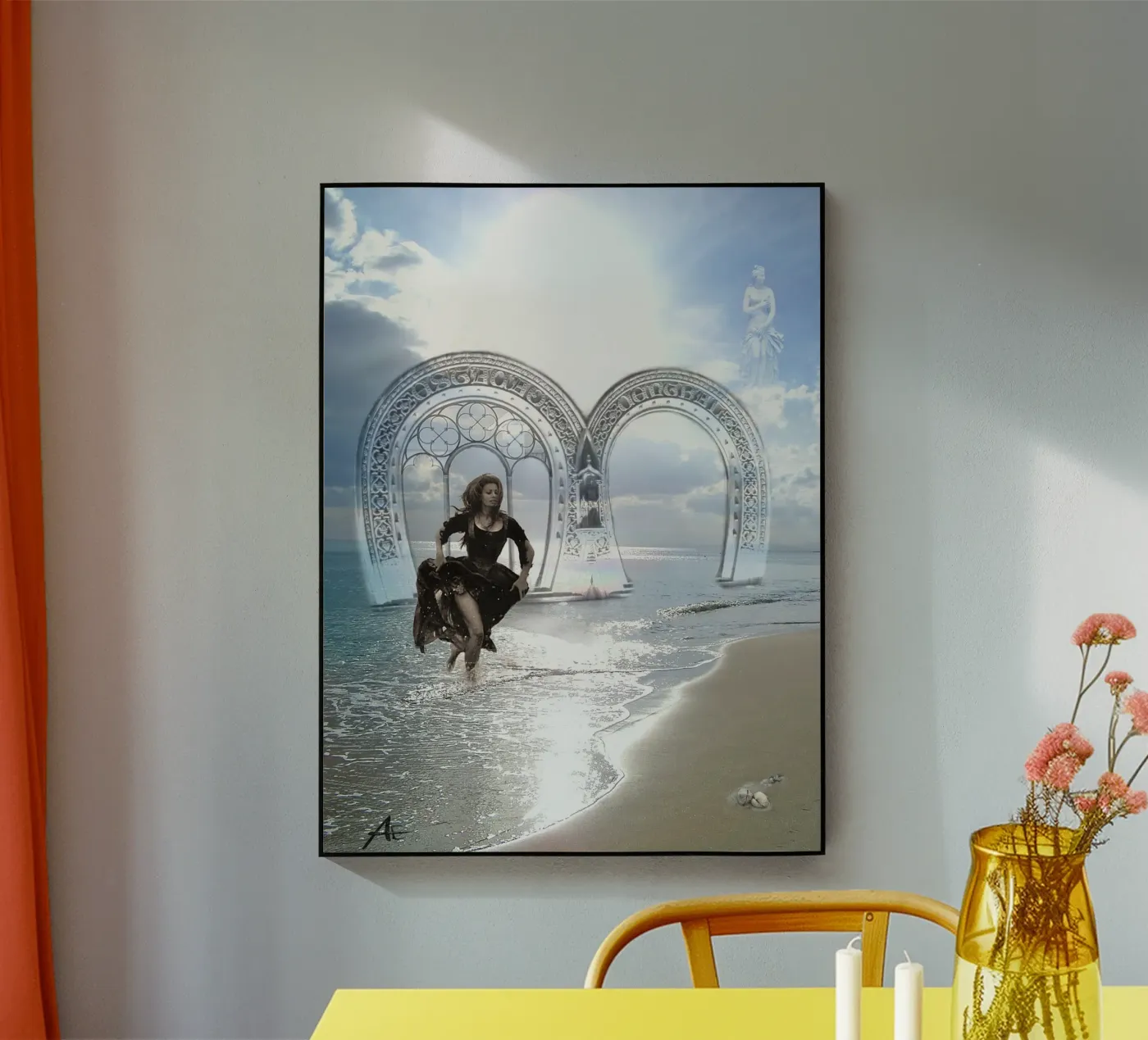 Illusione sulla spiaggia plexiglass da DigiWorks by Astrid Engelbrecht